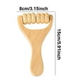 thumbnail image 2 of Rodillo masajeador de madera Masaje portátil para piernas, brazos y pies, 2 of 7