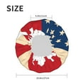 thumbnail image 5 of Gaeub American Flag Map Shower Caps for Women Men,Double Waterproof Layers Bathing Hat,Elastic and Reusable Bath Caps, 5 of 7