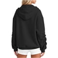 thumbnail image 5 of BUIGTTKLOP Zip up Sweatshirt Women 2026 Casual Long Sleeve Zipper Hoodies Fall Oversized Track Jackets with Pockets, 5 of 8