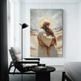 thumbnail image 3 of Jesus Healing Woman Wall Decor Art, Jesus Hugging Woman Painting, Bible Canvas Mural Print Photo Art Painting Canvas Poster Home Decorative Bedroom Modern Decor Posters Gifts 20x30inch(50x75cm), 3 of 6