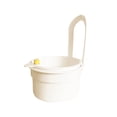 thumbnail image 2 of Cesta coladora multiusos portátil para fregadero de cocina con grifo colgante y desagüe Blanco, 2 of 9