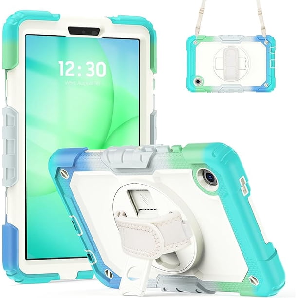 Funda Protectora para Samsung Galaxy Tab A11 8.7" (2025) y Tab A9 8.7" (2023) - Camuflaje Azul Claro