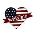 thumbnail image 2 of Patriotic Iron Garden Stake Sign 11.81 x 7.15 Inch USA Flag Ground Insert Decor 4th of July Independence Day Outdoor Yard Decoration for Lawn Pathway Flower Bed Memorial Day, 2 of 6