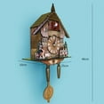 thumbnail image 6 of Cuckoo Wall Hanging Clock Multifunctional Clock Cuckoo singing Home Decor, 6 of 12