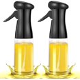 thumbnail image 1 of Pulverizador de aceite compatible con la cocina, paquete de 2 rociadores de aceite de oliva compatible con freidora de aire, dispensador de botellas de aceite de plástico recargable para cocina Afortunado Sencillez, 1 of 5