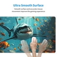 thumbnail image 4 of Salouo Realistic Ocean Shark Print Large Mouse Pad,Extended Mat Desk Pad, 3mm Thick Mice Pad Desk Mat Big Desk Pad for Work, Game, Office, Home -16 x 29.5in, 4 of 8