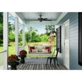 thumbnail image 4 of Hunter 52 inch Outdoor or Indoor Ceiling Fan No Light with Pull Chain - Black Ceiling Fan without Light, Standard Mount, 5 Blades, For Patio, Porch, Living Room - Builder Elite 53294, Matte Black, 4 of 14