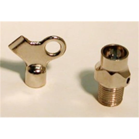 Homewerks 1/8 In. MIP Radiator Air Vent & Key 509 4410