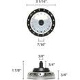 thumbnail image 4 of TrueCraftware-3-1/2” Diameter Sink Strainer with Stopper Stainless Steel- Kitchen Strainer Kitchen Sink Drain Strainer Hair Catcher for Bathroom Sink Utility Slop Laundry, 4 of 5