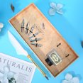 thumbnail image 4 of Vintage Simple Style Calligraphic Feather Pen Kit Student Pen Gift Box Christmas Birthday Red Black White, 4 of 7