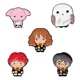 thumbnail image 4 of Harry Potter broche de Hogwarts, lindo búho de dibujos animados, elfo, Snitch dorada, Hermiones de Anime, Pin de esmalte, accesorios de joyería, regalos para niños, 4 of 5