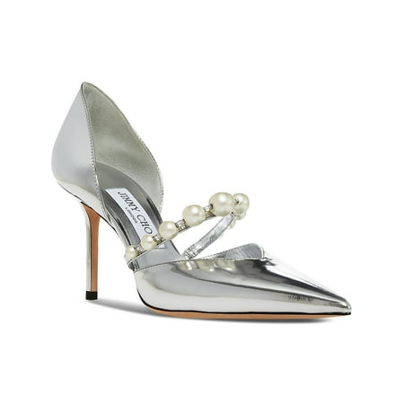 Jimmy Choo Womens AURELIE 85 Leather Pointed toe Pumps