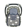 thumbnail image 6 of Carseat Cover for baby, infant car seat Cover Canopy,easy in and out, kick proof, Grey clouds;, 6 of 7