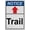 Warning Sign 3, variant on Weatherproof ANSI Trail Sign (Please walk bike This is a pedestrian village) 8 in" x 12 in" UV Resistant Indoor Outdoor Workplace Insdustrial Caution Danger Warning Sign