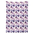 thumbnail image 3 of Ambesonne Floral Tablecloth Rectangular Table Cover, Blooming Spring Petals, 60"x90", Purple Lilac Peach, 3 of 4