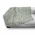 thumbnail image 3 of Mint Soft Flannel Fleece Throw Blanket, Culinary Herbs Cooking Ingredient Sage Thyme Oregano Pepper Parsley, Cozy Plush for Indoor and Outdoor Use, 50" x 60", Olive Green Plum White, by Ambesonne, 3 of 6