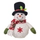 thumbnail image 2 of Figura de muñeco de nieve navideño, muñeco luminoso, muñecos de peluche navideños, muñecos de peluche navideños para regalos de fiesta, regalos creativos para, 2 of 8