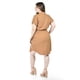 thumbnail image 3 of Vestido camisero de lino Roman Fashion /Tallas Extras, 2336 (Cafe) cafe 36, 3 of 6