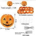 thumbnail image 2 of Halloween Decorations, Halloween String Lights With 6/10/20 Lanterns-, 2.9/4.9/9.8 FT Decorative Halloween Lantern- Lights, Plug-in Lantern- Decor, 2 of 6