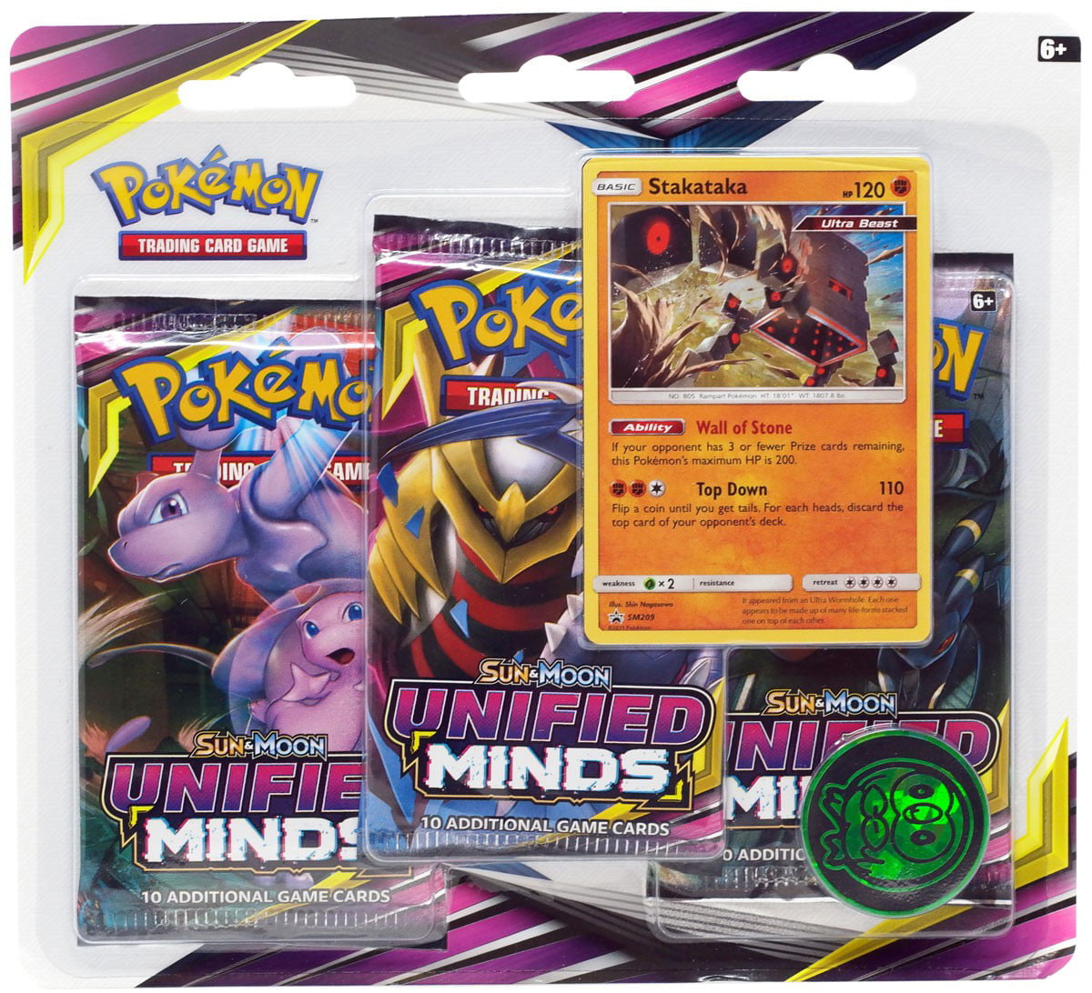 Pokemon Sun and Moon S&M11 Unified Minds Booster Pack 