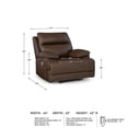 thumbnail image 3 of Signature Design by Ashley VonRyan Brown Power Recliner, 3 of 12