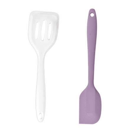 

2 Piece Mini Kitchen Utensil Set- Silicone Kitchen Tools with Spatulas