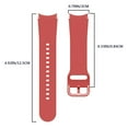 thumbnail image 4 of 44mm Silicone Watch Strap for Samsung Watch 4, Soft Sport Replacement Band, Adjustable Classic Wristband for Watch4, Comfortable and Sweatproof Stylish Finds for Less, 4 of 8