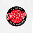 thumbnail image 4 of Inktastic I love my daddy Boys or Girls Baby Bodysuit, 4 of 5
