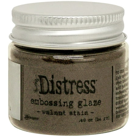 UPC: 0789541071044 | Ranger THoltz Distress Embossing Glaze WalnutStain