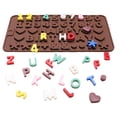 thumbnail image 1 of Silicona Para Letras, Molde Para Números De Chocolate, Bandeja Para Hacer Dulces Para Pastel De Helado Fudge Yuarrent HA043639-02, 1 of 6