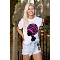 thumbnail image 3 of Breast Cancer Awareness Black Girl Women's Graphic T Shirt Tees Brisco Brands S, 3 of 5