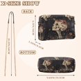 thumbnail image 4 of FORMRS Women Crossbody Purse with Chain Strap Vegan Leather Shoulder Handbag, Skeleton with Flowers Pattern, 4 of 7