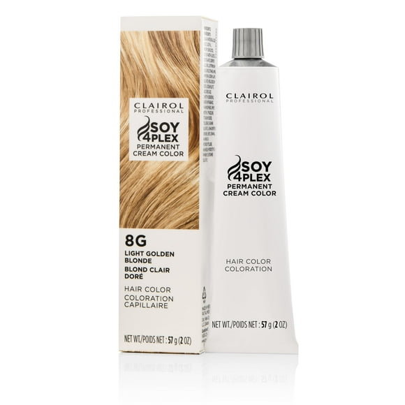 Clairol Professional Crème Permanente, 8g Blond Doré Clair, 2 oz. - Emballage Peut Varier