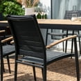 thumbnail image 5 of Urban Elements Manly Beach 5-Piece Teak Wood 100% FSC Rectangular Patio Dining Set. Seating Capacity: 4. Umbrella Hole: 2", 5 of 13