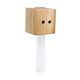 thumbnail image 1 of Jarrón Decorativo Tubo de Ensayo Florero Centro de Mesa Bud Macetero Miniatura Madera Vidrio Recomendable para Puerta Oficina Pared Refrigerador Conme, 1 of 7