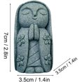 thumbnail image 2 of SEEK RARE Mini Monk Buddha Statue Sandstone Statues Zen Monk Praying Statue Sculptures for Wealth Good Luck Feng Shui Decor Home Fish Tank Aquarium Garden (Style 8), 2 of 6