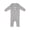 AC-Heather Grey, variant on 20 Sided White Dice Baby Romper Coveralls