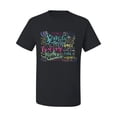 thumbnail image 2 of God Grant Me Serenity Courage and Wisdom Prayer Faith Inspirational/Christian Men's Graphic T-Shirt, Black, Small, 2 of 3