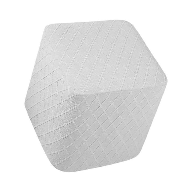 pitrice Foot Rest Stool Covers Stool Protector Footstool Covers Stretch Protector with Elastic Bottom for Living Room Gray