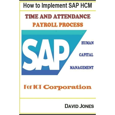 How to Implement SAP HCM- Time Attendence And Payroll Processes for ICT Corporation (Paperback) The book will teach HR professionals how to use SAP HCM for compensation management by mapping key business processes to the TIME AND ATTENDANCE PAYROLL Process functionality in SAP HCM. It explains how SAP provides a robust framework for implementing processes  and teaches how to integrate compensation management techniques with other HR processes The table of Contents: A. TIME AND ATTENDANCEI. LEAVE REQUEST1. Overview of the Scenario2. Master Data and Organizational Data3. Process flow diagrama. Leave types requiring Manager only approvalb. Apply for Adoption / Maternity/ Paternity Leavec. Apply for Leave requiring Manager and EGM onlyd. Apply for Defense Force Leave / Jury Service4. Scenario Overview Tab5. Interfaces6. WorkflowII. OVERTIME AND ALLOWANCES1. Overview of the Scenario2. Master Data and Organizational Data3. Process flow diagram4. Scenario Overview Tab5. Interfaces6. Reports7. EnhancementsB. PAYROLL PROCESS1. Overview of the Scenario2. Master Data and Organizational Data3. Process flow diagram4. Scenario Overview Tab5. Interfaces6. Reports7. Form
