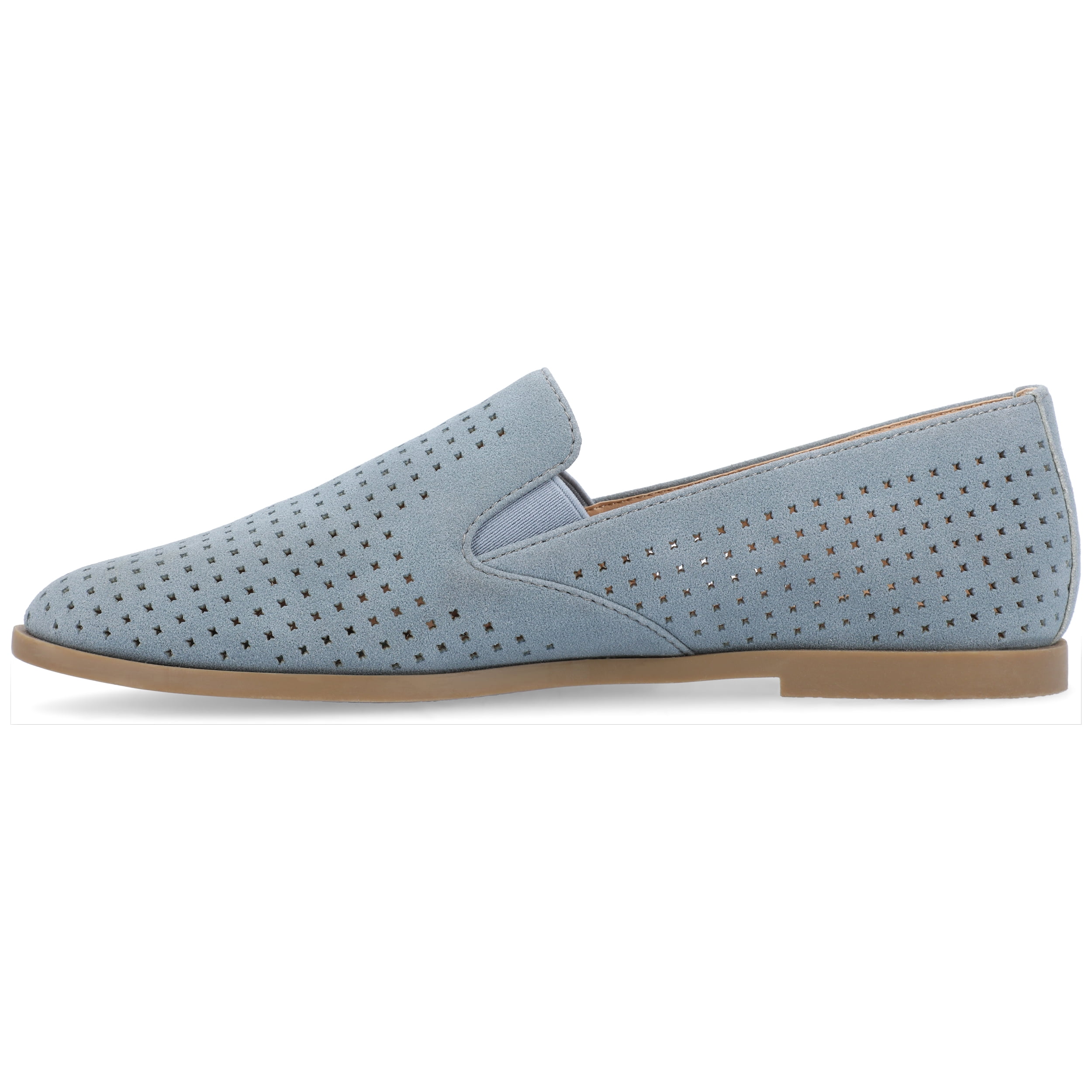 Journee Womens Lucie Slip On Almond Toe Loafer Dress Flats, Widths Available