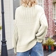 thumbnail image 4 of Dressy Blouses for Women Plus Size Flowy Tops for Women Fashion Casual Long Sleeve Round Neck Solid Sweatshirts, 4 of 8