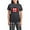 With Checker Pant, variant on - Id Rather Be In Canada Pajamas - Women's Short Sleeve Print T-Shirt and Pants Charcoal Gray Cotton Pajama Set