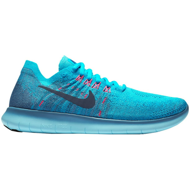 Nike Women's Free RN Flyknit Running Shoes - Blue 7.0 - Walmart.com