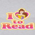 thumbnail image 3 of Disney Beauty & The Beast - Belle I Love To Read - Juniors Fitted Graphic T-Shirt, 3 of 5