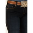 thumbnail image 2 of Shyanne Women's Tess Mid Rise Trouser Performance Stretch Denim Jeans Dark Wash 31W x 34L, 2 of 4
