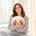 thumbnail image 7 of Btomtd Cute Bun Throw Pillows, 12 Inch Stuffed Dumpling Cushion, Decorative Pillow for Sofa Bed, Gift for Teens Adults, A, 7 of 7