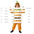 thumbnail image 2 of YunPes Girls Pumpkin Onesie Cozy Flannel Hooded Jumpsuit Green Leaf Collar & Jack O' Lantern Kids Halloween Funny Dress Up Wear, 2 of 3