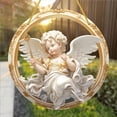 thumbnail image 2 of Vggrvlo Stained Glass Window Hanging Fairy Decor Suncatcher for Birthday, Women, Men, Wife, Aunt, and Mom for Christmas Tree Decoration, Birthday Gift for Mom, 2 of 7