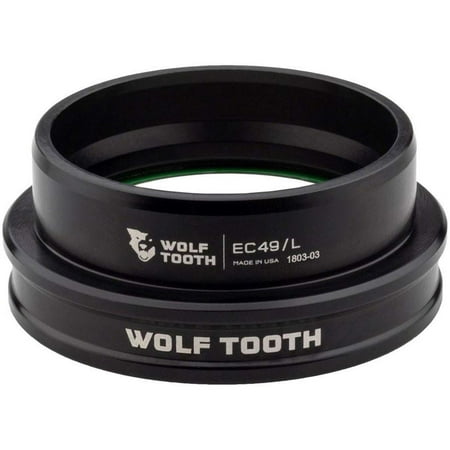 - Wolf Tooth Components Lower Headset - EC49/40, Black - EC49L-40-BLK